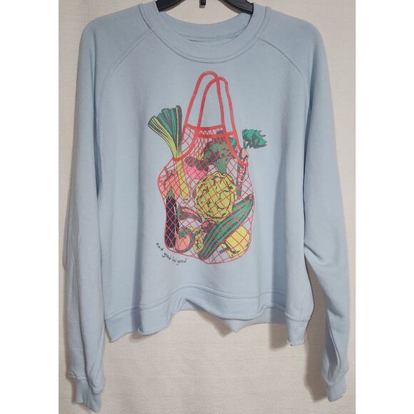 Grayson/Thread ''eat good feel good '' women's sweatshirt - Picture 1 of 6